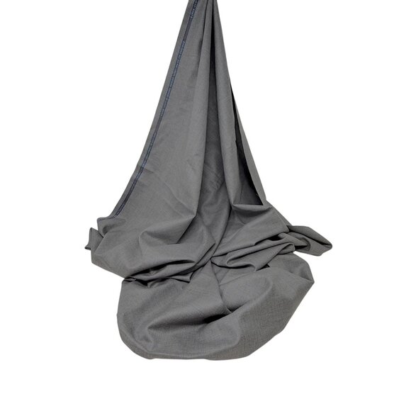 Super 150s Ultralux Merino Gray Tonal Suiting Fabric Piece England Yard 38" x 63 - Picture 2 of 4